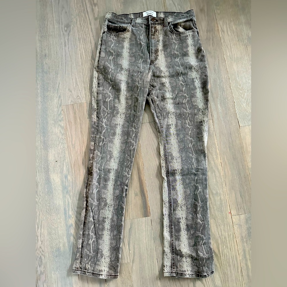 Reformation - Cindy Python Bootcut Denim - Size 30